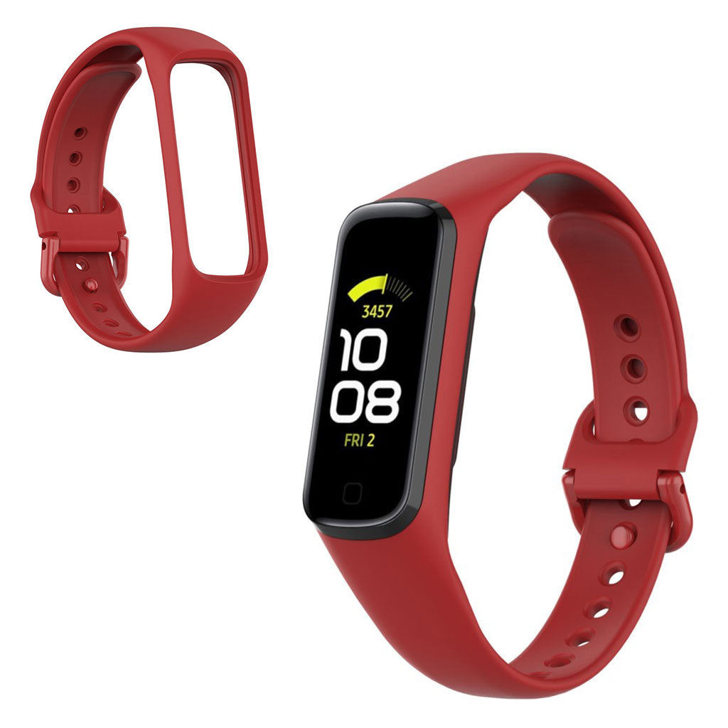 Bracelet en silicone Samsung Galaxy Fit 2 - Rouge