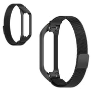 Bracelet de montre en acier inoxydable Samsung Galaxy Fit 2 - Noir