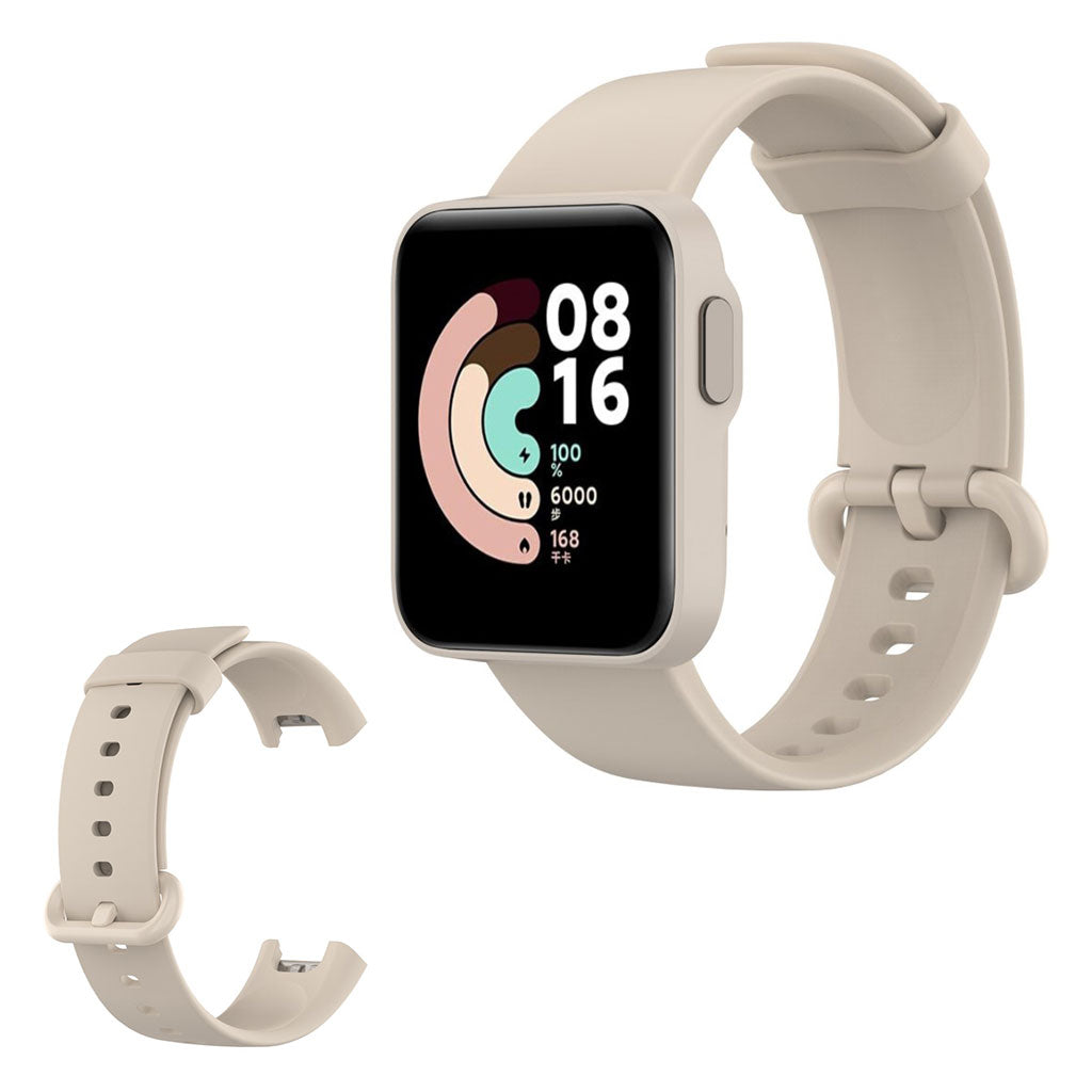 Xiaomi Mi Watch Lite bracelet de montre simple en silicone - Beige