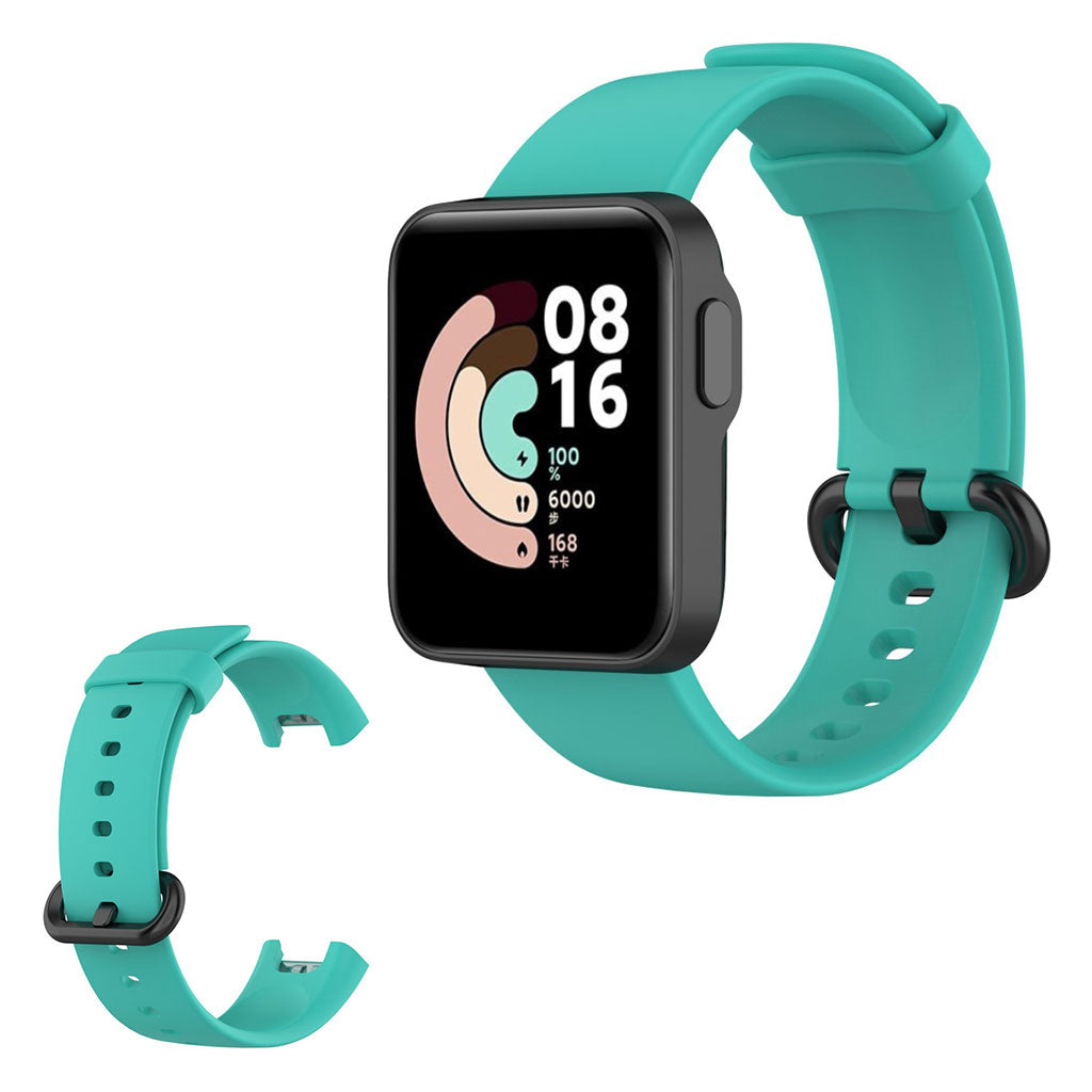 Xiaomi Mi Watch Lite bracelet simple en silicone - Cyan