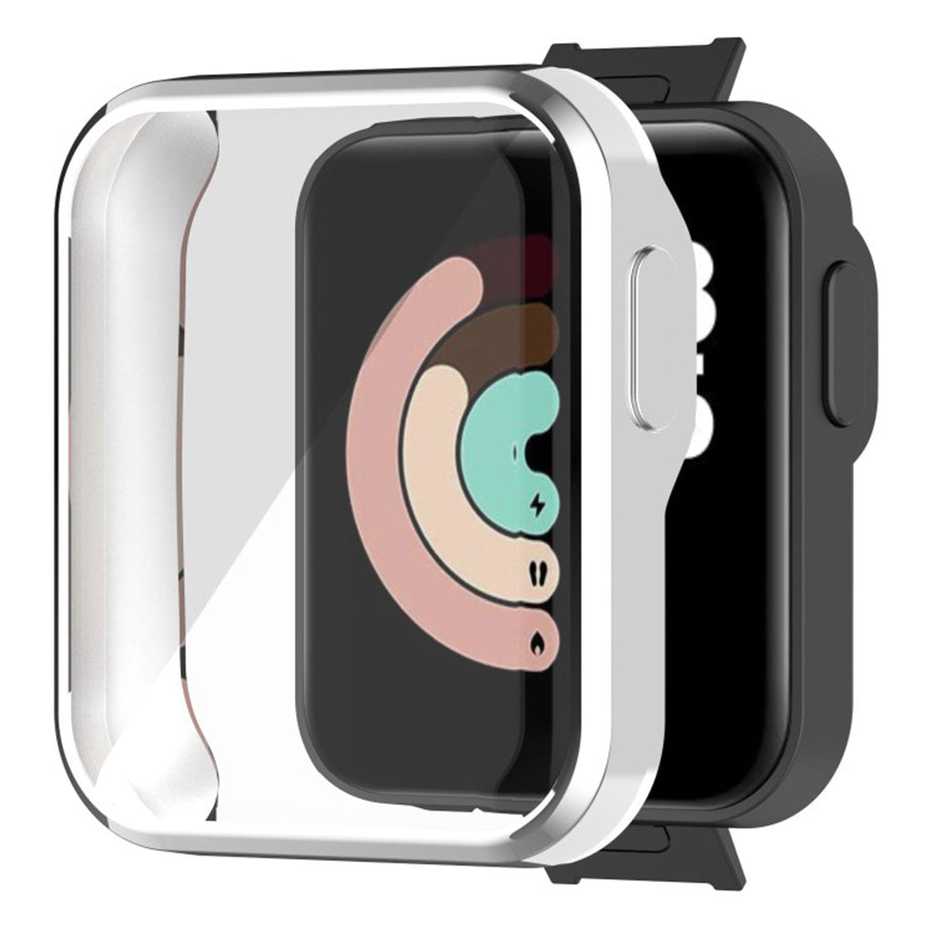 Xiaomi Mi Watch Lite / Redmi Watch housse brillante - Argent
