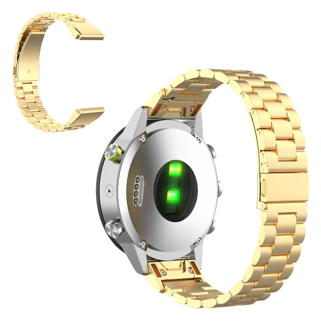Bracelet en acier inoxydable de 26 mm pour montre Garmin - Or