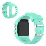 Polar A300 siliconenn armband - Cyaan
