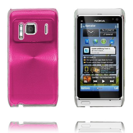 Aluminium Shield Transparent Kant (Rosa) Nokia N8 Hoesje