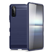 Carbon Flex Sony Xperia 10 III Hoesje - Blauw