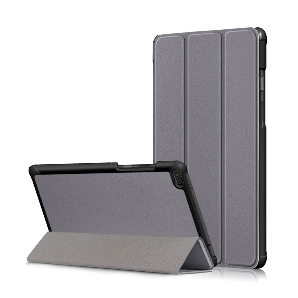 Lenovo Tab E8 tri-fold Leer flip Hoesje - Grijs