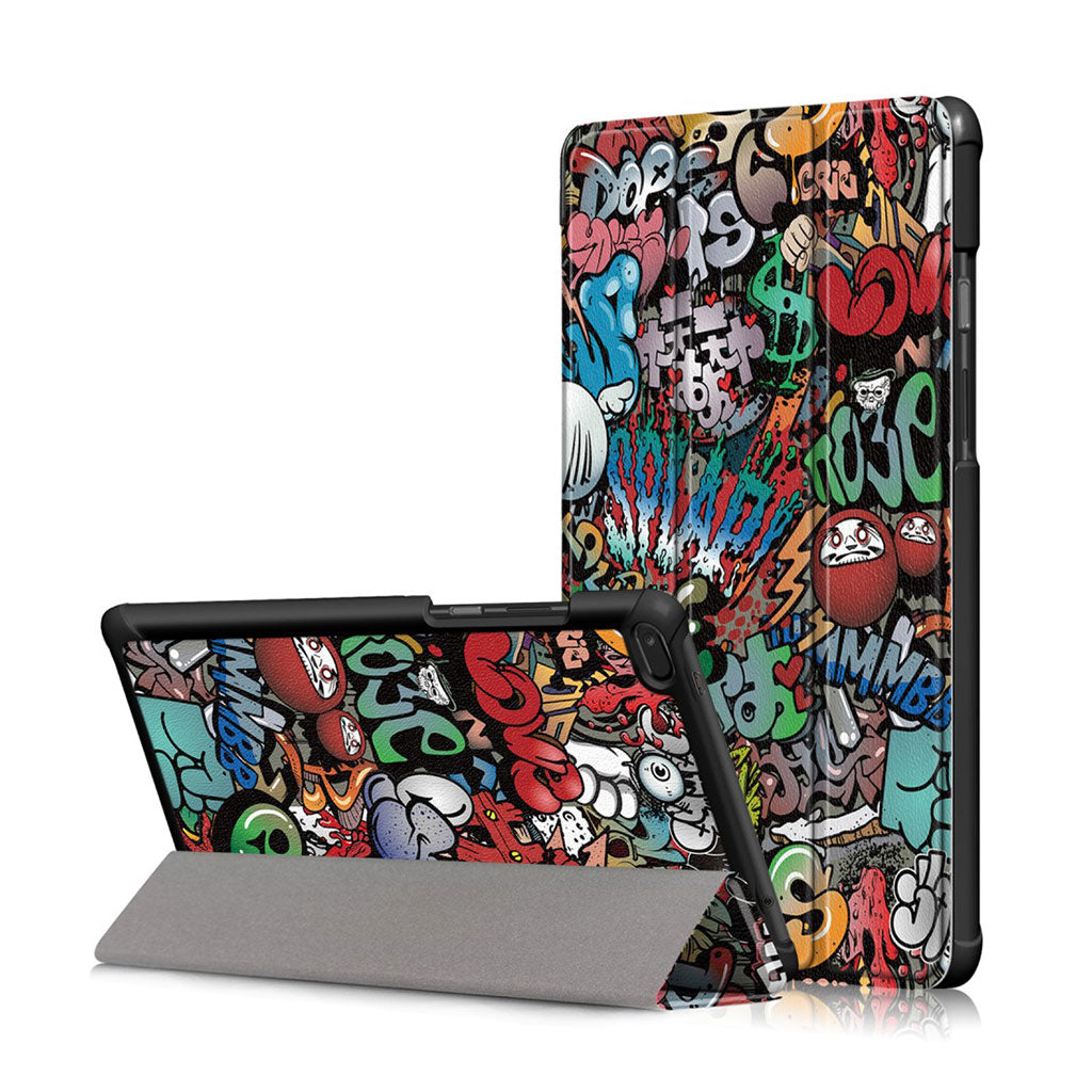 Lenovo Tab E8 Patroon Leer flip Hoesje - Cartoon