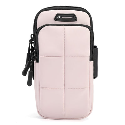 Universele eenvoudige armbandtas voor 6,9 inch telefoon - Roze