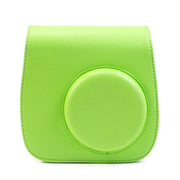 Fujifolie Instax Mini 9 / 8 leren etui - Lichtgroen