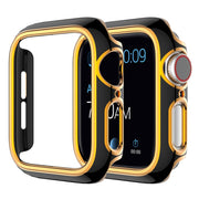 Glimmende gekleurde versieringshoes voor Apple Watch Series 3/2/1 42mm - Zwart / Roségoud