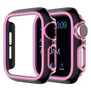 Apple Watch Series 6 / 5 44mm kleuraccessoires - Zwart / Roze