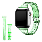 Bracelet de montre Apple Watch Series 6 / 5 40mm style pailleté - Vert