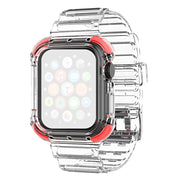 Apple Watch Series 6 / 5 40mm color edge clear style watch band - Rouge