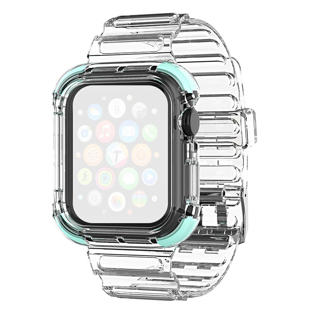 Apple Watch Series 6 / 5 40mm color edge clear style watch band - Vert