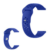 Samsung Gear S3 gestroomlijnde horlogeband met gaatjesdesign - Baby Blue