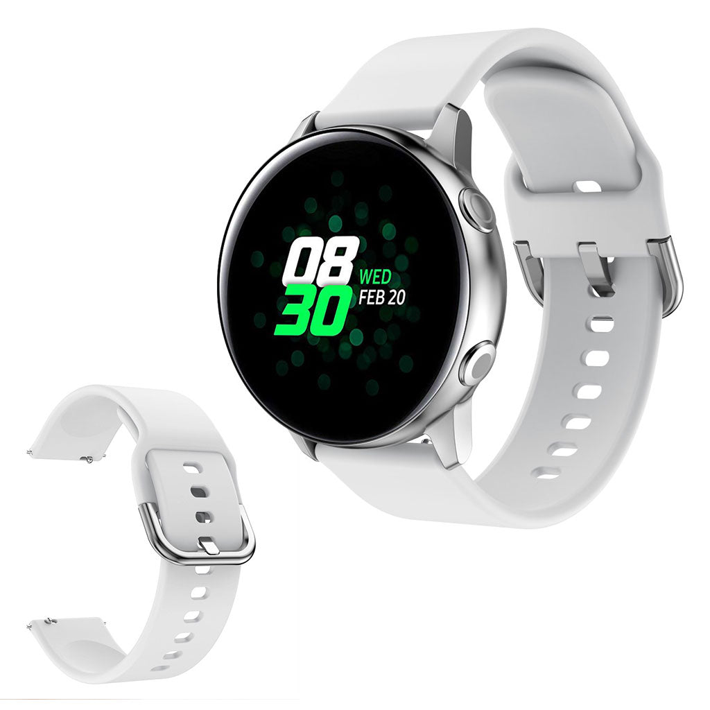 Samsung Galaxy Watch Active 2 - 40mm siliconenn horlogeband - Wit