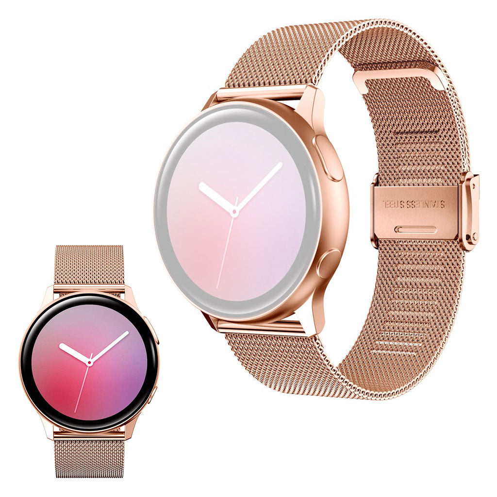 Roestvrij stalen horlogebandje voor Samsung Galaxy Watch Active 2 - 44mm / Watch Active - Roségoud