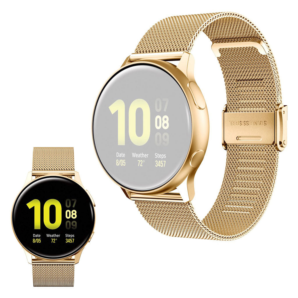 Roestvrij stalen horlogebandje voor Samsung Galaxy Watch Active 2 - 44mm / Watch Active - Goud