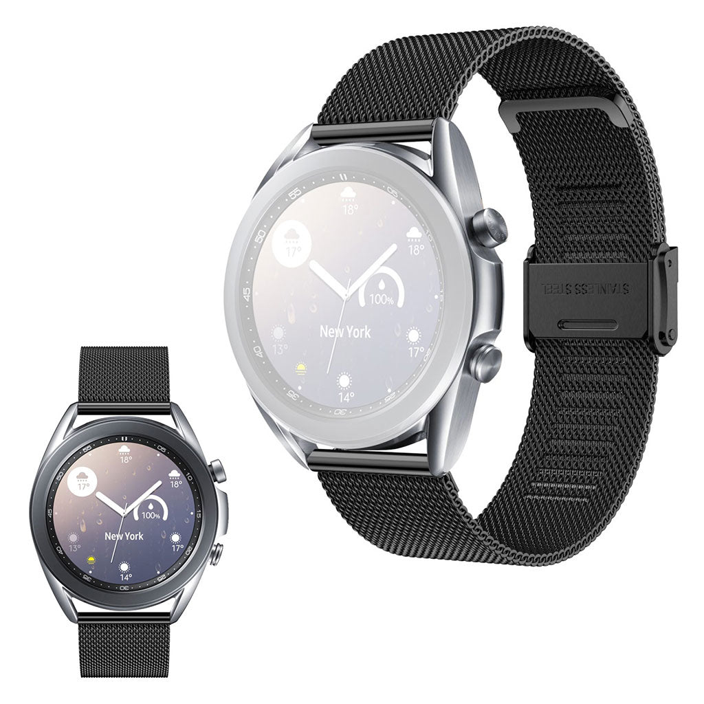 Bracelet en acier inoxydable de la Samsung Galaxy Watch 3 (41 mm) - Noir