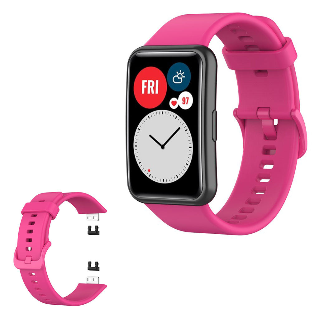 Huawei Watch Fit siliconenn armband - Rose
