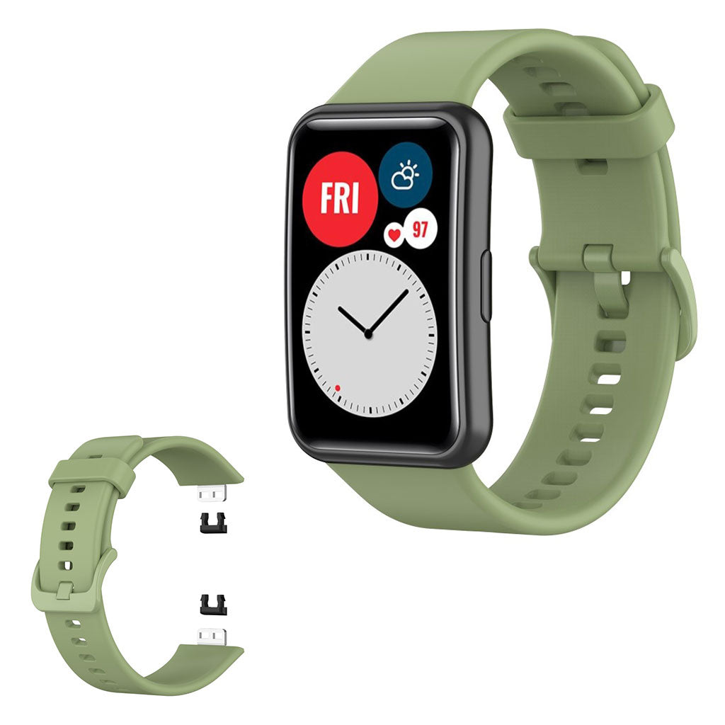 Huawei Watch Fit siliconenn armband - Matcha Green