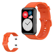 Huawei Watch Fit siliconenn armband - Oranje
