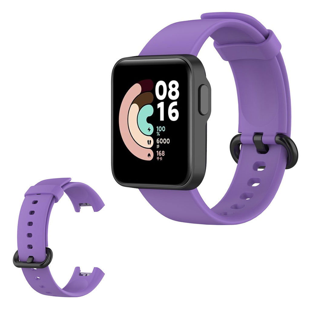 Xiaomi Mi Watch Lite eenvoudige siliconenn horlogeband - Paars