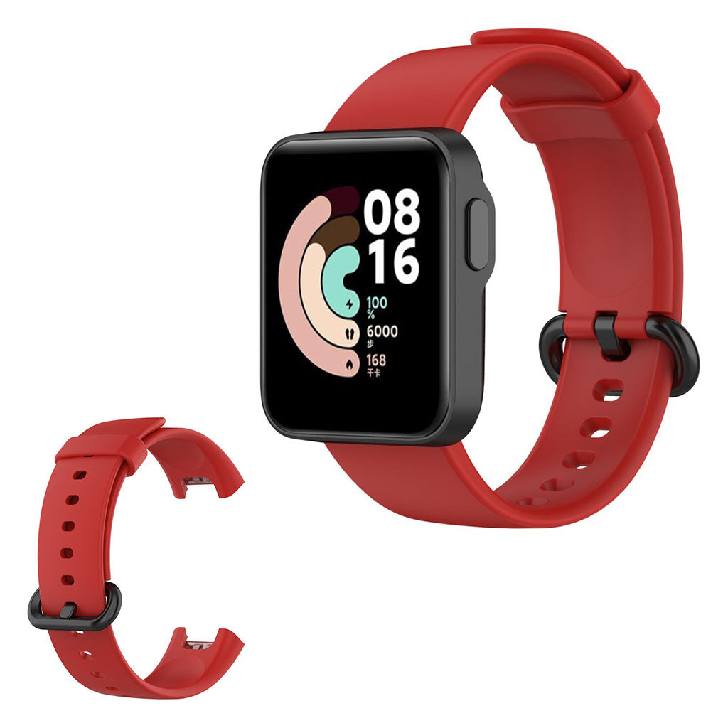Xiaomi Mi Watch Lite eenvoudige siliconenn horlogeband - Rood