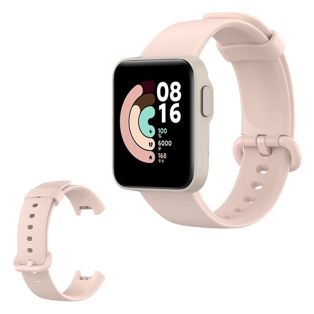Xiaomi Mi Watch Lite eenvoudige siliconenn horlogeband - Roze