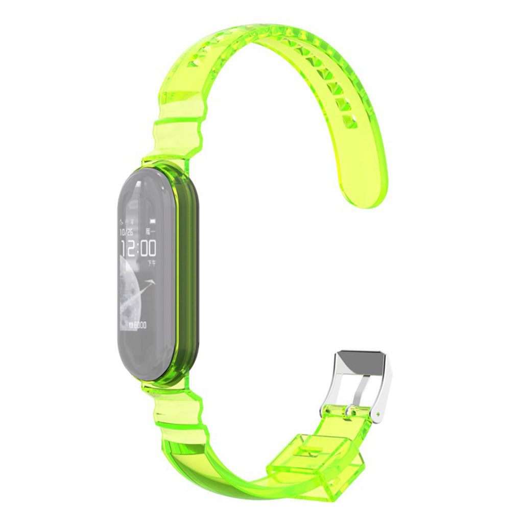 Xiaomi Mi Band 5 / 4 unieke armband - Geelgroen