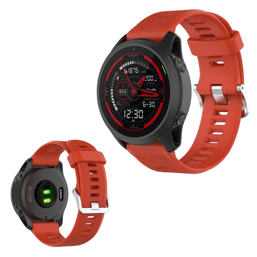 Garmin Forerunner 745 siliconenn armband - Rood