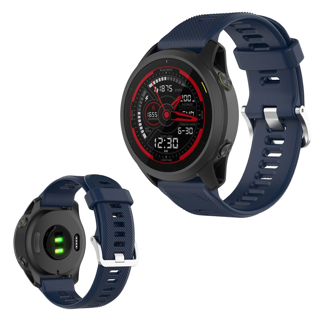 Garmin Forerunner 745 siliconenn armband - Middernachtblauw