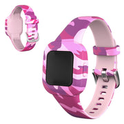 Garmin Vivofit Jr 3 modèle de bracelet en silicone - Rose Camouflage