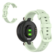 Siliconen effen gekleurde armband voor Garmin Lily - Groen