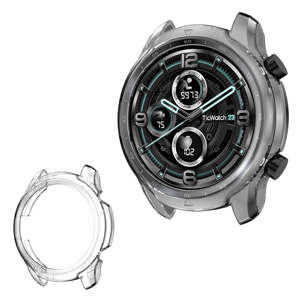Ticwatch Pro 3 housse brillante unique - Transparente