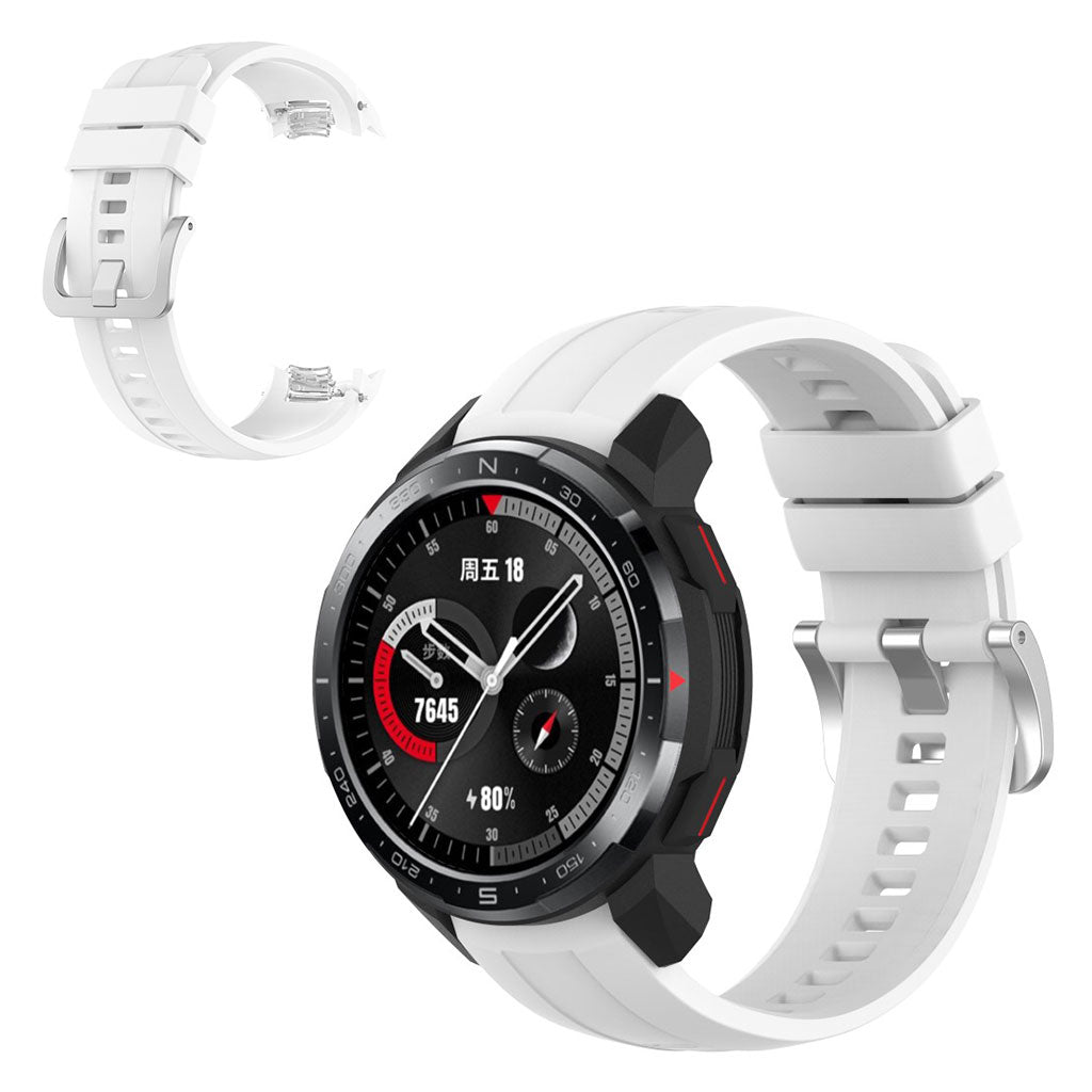 Honor Watch GS Pro siliconenn horlogeband - Wit