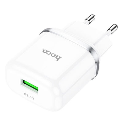 HOCO N3 Special single port QC3.0 chargeur(EU) - Blanc