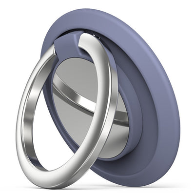 Universele magnetische draaibare telefoonringhouder - Lavendel Grijs