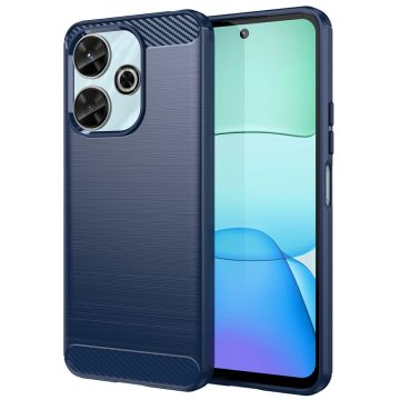 Carbon Flex Xiaomi Redmi 13 / Xiaomi Poco M6 / Xiaomi Redmi Note 13R / Xiaomi Poco M6 Plus hoesje - Blauw