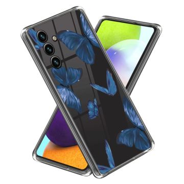 Deco Oppo A15 telefoonhoesje - Blauwe Vlinders