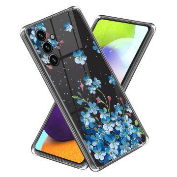 Deco Oppo A15 telefoonhoesje - Blauwe Bloem