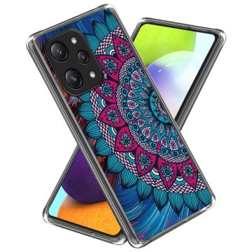 Deco Xiaomi Redmi 12 / Xiaomi Poco M6 Pro telefoonhoesje - Mandala Bloem