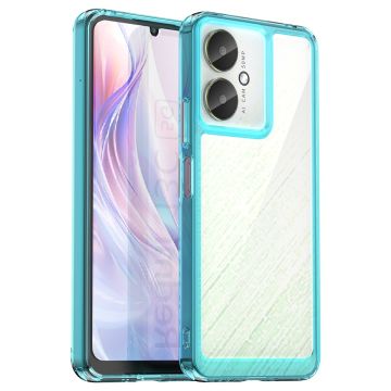 Xiaomi Redmi 13C / Xiaomi Redmi 13R / Xiaomi Poco C65 slimme acrylhoes - Transparant Blauw