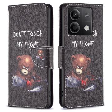 Wonderland Xiaomi Redmi Note 13 flip hoesje - Beer