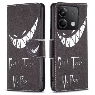 Wonderland Xiaomi Redmi Note 13 flip hoesje - Raak Mijn Telefoon Niet Aan