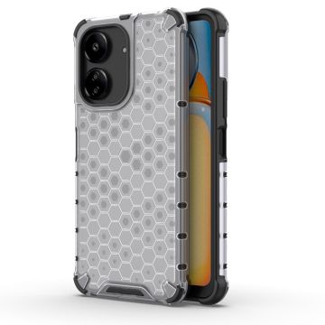 Bofink Honingraat Xiaomi Redmi 13C / Xiaomi Poco C65 hoesje - Grijs