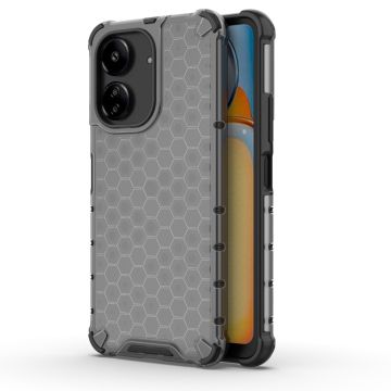 Bofink Honingraat Xiaomi Redmi 13C / Xiaomi Poco C65 hoesje - Zwart