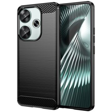 Carbon Flex Xiaomi Poco F6 / Xiaomi Redmi Turbo 3 hoesje - Zwart
