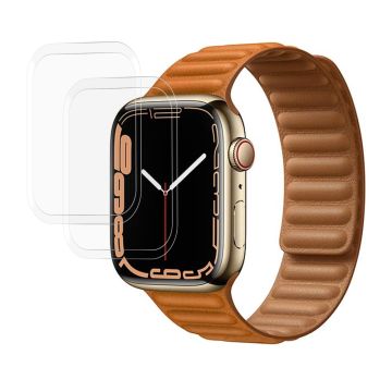 2-pak Apple Watch Series 9 / 8 / 7 45mm gehard glazen screenprotector 2.5D Arc Edge