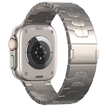 Apple Watch Series 49mm - 45mm - 44mm - 42mm Magnetisch Titanium Alloy horlogebandje - Titanium